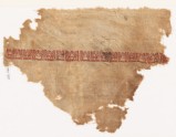 Textile fragment with band of pseudo-inscription