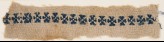 Textile fragment with row of Maltese crosses (EA1984.591)