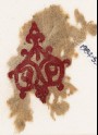 Textile fragment with tendrils and trefoil peak (EA1984.598)
