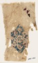 Textile fragment with large hexagonal diamond-shape