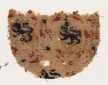 Textile fragment with lions