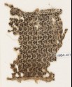 Textile fragment with trefoils