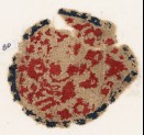 Textile fragment, possibly with a crescent-shaped vessel and two birds (EA1984.80)