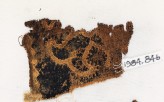 Textile fragment with Maltese cross