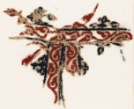 Textile fragment with vines and leaves (EA1984.88)