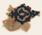 Textile fragment with medallion