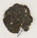 Roundel textile fragment with interlace