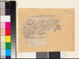 Fragmentary drawing with palmette (EA1988.24)