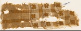 Textile fragment with squares and flowers (EA1988.71)