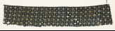 Textile fragment with stars, circles, and dots (EA1990.114)