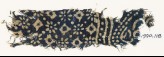 Textile fragment with rosettes, dots, and lobed squares (EA1990.118)