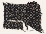 Textile fragment with rosettes, lobed squares, and dots (EA1990.122)