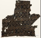 Textile fragment with rosettes, carnations, diamond-shapes, and crosses (EA1990.126)
