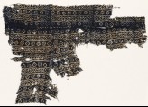 Textile fragment with vines, rosettes, and diamond-shapes (EA1990.139)