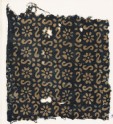 Textile fragment with S-shapes, rosettes, and flowers