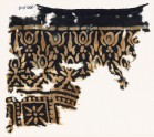 Textile fragment stylized trees (EA1990.214)