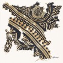 Textile fragment with tear-drops and stylized flower-heads (EA1990.224)