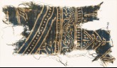 Textile fragment with dotted vine and row of dots (EA1990.233)