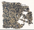 Textile fragment with swirling plants and flower-heads (EA1990.239)