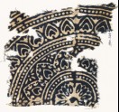 Textile fragment with medallion and petals (EA1990.244)