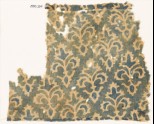 Textile fragment with stylized trefoil plants (EA1990.254)