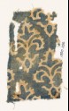 Textile fragment with stylized trefoil plants (EA1990.256)