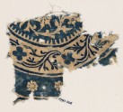 Textile fragment with stems, leaves, and rosettes (EA1990.266)