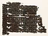 Textile fragment with S-shapes, rosettes, and flowers