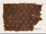 Textile fragment with rosettes