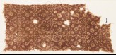 Textile fragment with stars, rosettes, flower-heads, and crosses