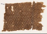 Textile fragment with linked chevrons and trefoils (EA1990.292)