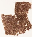 Textile fragment with interlocking spirals