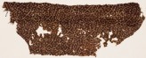 Textile fragment with tendrils, stylized leaves, and rosettes