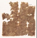 Textile fragment with stylized plants and quatrefoils (EA1990.319)