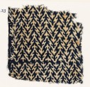 Textile fragment with linked chevrons and trefoils (EA1990.33)
