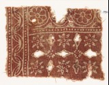 Textile fragment with rosettes and crosses (EA1990.333)