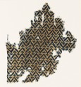 Textile fragment with linked chevrons and trefoils (EA1990.34)