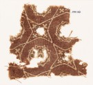 Textile fragment with four-pointed stars and rosettes (EA1990.367)