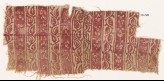Textile fragment with bands of vine and flowers (EA1990.385)
