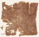 Textile fragment with large plants and possibly bandhani, or tie-dye, imitation (EA1990.398)