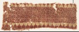 Textile fragment with stylized tendrils and crenellations (EA1990.400)