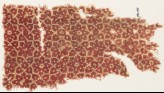 Textile fragment with carnations, rosettes, and linked quatrefoils (EA1990.405)