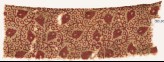 Textile fragment with linked tendrils and flower-heads (EA1990.407)