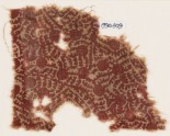Textile fragment with stalks, leaves, and dots or berries (EA1990.409)