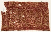 Textile fragment with tendrils, leaves, and flower-heads (EA1990.415)