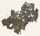 Textile fragment with linked crosses and Maltese crosses