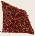 Textile fragment with flowering plants and birds (EA1990.433)