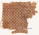 Textile fragment with quatrefoils and circles