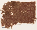 Textile fragment with rosettes, stars, dots, and crosses (EA1990.485)