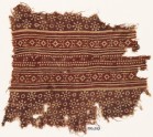 Textile fragment with rosettes, dots, and lobed diamond-shapes (EA1990.503)